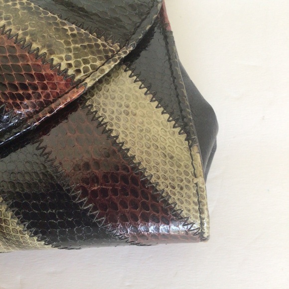 DIOR VINTAGE SNAKESKIN BAG - Picture 14 of 16